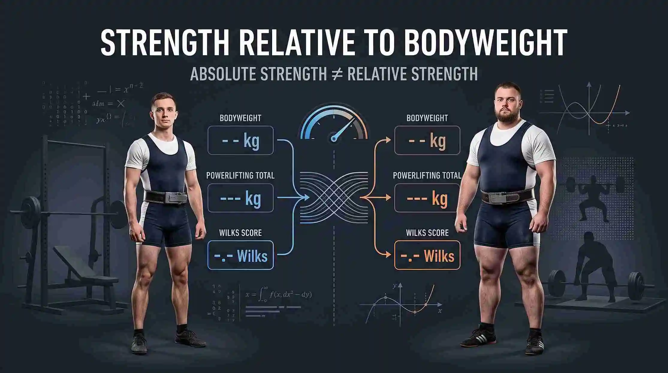 Wilks Calculator – Strength Relative to Bodyweight Wilks Calculator showing strength comparison relative to bodyweight